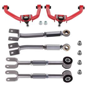 Qy8xhd Bfo Adjustable Front Upper Control Arm Rear Camber Traction For 350z/g35 2003-07