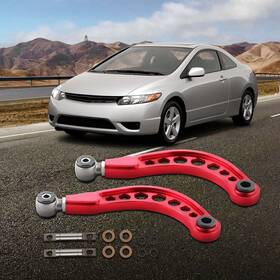 Tjpse5 Bfo 2x Adjustable Alignment Rear Camber Arms For 2006-2015 Honda Civic Sedan And Coupe