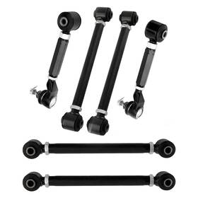 Wahy25 Bfo 6pcs Adjustable Rear Camber Arms Set For 2003 2004 2005 2006 2007 Honda Accord