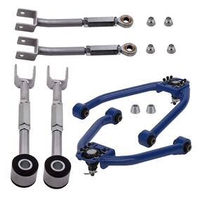 Wrukt8 Bfo Adjustable Front Rear Camber Traction Arms Kit For 2003-06 Infiniti G35 350z
