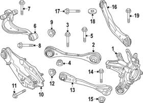 33-30-6-894-322 Bmw Genuine Rear Lower Control Arm Adjust Cam