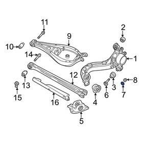 33326760363 Bmw Oe For Z4 2003-2006 Rear Alignment Camber Adjusting Eccentric