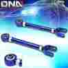 Cbk350zrubl Dna Motor Inc For 350z Z33 G35 V35 Altima L31 Blue Adjustable Rear Upper Camber Suspension Powder-coated