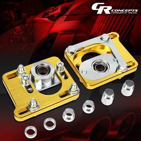 Crc-cbkpltfm94gd Charismatic Racing Concepts Open Box Pair /-2.5 Front Camber Caster Plates For 94-04 Ford Mustang Gold Crc-cbkpltfm94gd Charismatic Racing Concepts Open Box Pair /-2.5 Front Camber Caster Plates For 94-04 Ford Mustang Gold