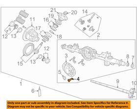 6036671aa Chrysler Oem 02-22 1500 Classic Axle Differential-difrntal Cover Bolt