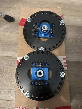 Cmb4482 Compbrake Adjustable Camber Plates Pair For Subaru Impreza