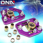 Dna-cbkpltfm90pp Dna Motoring For Ford Mustang Front Aluminum Adjustable Plate Purple