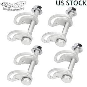 Cr062-sl-d Doubleautoparts 2pcs Control Arm Alignment Camber Bolt Kit For 01-10 Chevrolet Silverado 2500 Hd