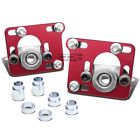 Dpt-cbkcsfm94rd Dpt Motorsports Fit Mustang Red Adjustable Camber Caster Plates Coilover
