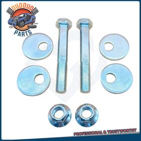 K100132 Duoduoparts 2pcs New Front Cam Bolt Kit For 2000-2013 Ram Truck Dodge 2500 3500