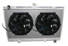 Ns101ka Emusa 2 Inch Dual Core Radiator 12 Fans Kit Fit 89-94 Nissan 240sx Sr20det Manual