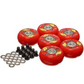 9-9170r Energy Suspension 9.9170r Hyper-glide Creeper Wheels 2 50mm Diameter With Deca