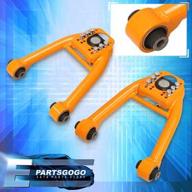 Ck-2017oj-5p9k5 Epartsgogo For 96-00 Honda Civic Ek Em Jdm Front Upper Adj. A-arm Control Camber Kit Orange