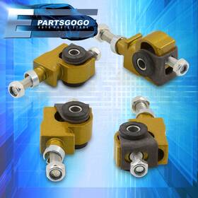 Ck-4001gd-4d1r4 Epartsgogo For Accord Civic Integra Tl Odyssey 2pc /-3 Adjustable Degree Camber Kit Gold