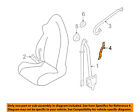 F1515799x Mazda Oem Front Seat Bracket Left
