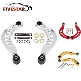 Lca-1009-s Fivestarautopartsupplier Adjustable Rear Upper Camber Control Arms Kit For 06-15 Honda Civic 1.8 Silver