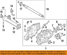 Kb3z4b416a Ford Oem 19-20 Ranger Carrier Front Axles-difrntal Seal