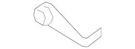 W711233-s441 Ford Genuine Lower Control Arm Lock Nut