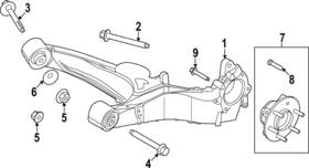 W721031-s439 Ford Genuine Control Arm Bolt