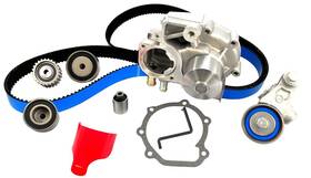 Tckwp328crb Gates Racing Timing Belt Component Kit With Water Pump For 2008-14 Subaru Wrx