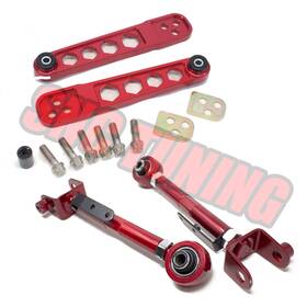 Ak-230-a Godspeed Adjustable Rear Upper Lower Camber Control Arm Kit For 02-06 Cr-v