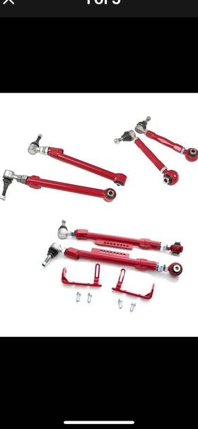 Ak-269 Godspeed Ak-267 Ak-268 6pc Rear Toe Traction Rod Lower Control Arm For Lexus Ls430 01-06
