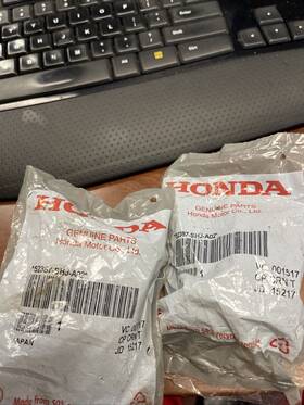 52387-shj-a01 Honda 2 Pc Lot Genuine Bolt Lower Free Shipping