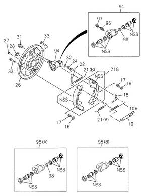 8-94134-103-0 Honda Genuine Bolt Rear