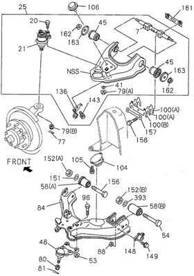 8-98005-916-0 Honda Genuine Shim Caster Angle Front