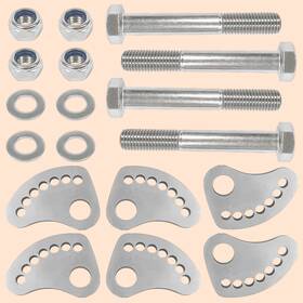 Jinfannibi 768399804837 Camber Lock Alignment Fix &upper Arm Cam Bolt For Chevy Silverado 1500 2500 3500