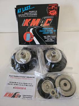 141016-k K-mac Front/rear Camber Caster Toe Adjuster Kits #141016-k/2k Nob