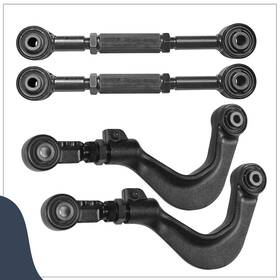 A38-0102h Kaitao 4pcs Rear Adjustable Camber&toe Arm For Audi A3 Tt Q3 Vw Passat Gti R32 Golf