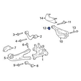 4.8198e Lexus Oe 25 For Rx450h 10-14 Rear Alignment Camber Adjusting Eccentric