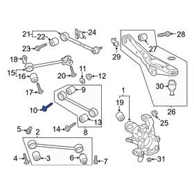 W713339s439 Lincoln Oe For Navigator 22-24 Alignment Camber Adjusting Eccentric Bolt