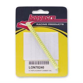 52-78240 Longacre Replacement Camber Vial 0-6 Deg. With Lines