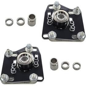 88l345 Maximum Motorsports 1979-89 Ford Mustang Caster Camber Plate Black Powder