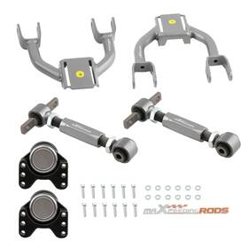 0956pw Maxpeedingrods Adjustable Front Upper Control A Arms Rear Camber Kit For Honda Del Sol 93-1997