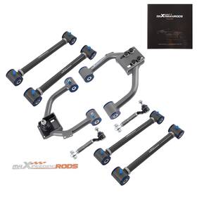 Maxpeedingrods 36rtwz 8x Adjustable Front Rear Camber Arms For 2003-07 Honda Accord 04-08 Acura Tsx