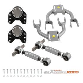 3urqnz Maxpeedingrods 4x Adjustable Front And Rear Control Arms Camber Kit For Acura Integra 1994-2001