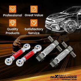 3x4r9a Maxpeedingrods 4pcs Rear Adjustable Upper Camber Toe Arm For Honda Civic Ef Eg Ek Crx