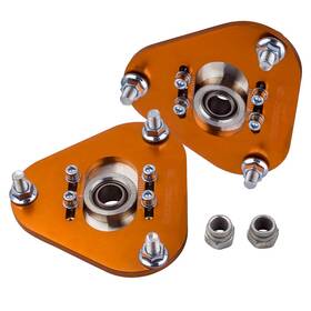 3z1bkl Maxpeedingrods Front Steel Camber Plates Coilover Alignment Kit For Toyota Celica 00-06 Top Hat