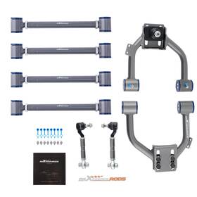 67munh Maxpeedingrods 8x Adjustable Front And Rear Camber Arms For 03-07 Honda Accord 2004-08 Acura Tsx