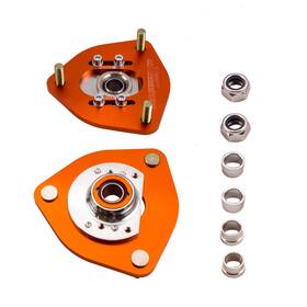 6oylfh Maxpeedingrods Pair Front Top Mount Hat Camber Plate For Nissan 240sx S13 S14 S15 94-98
