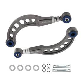 76ipur Maxpeedingrods Adjustable Rear Upper Camber Arms Kit For 2006-2015 Honda Civic Lx Ex Dx Si 1.8l