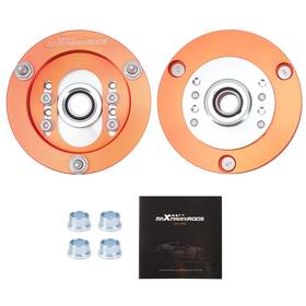 7wrjf8 Maxpeedingrods 2x Top Mount Camber Plate For Bmw E46 3 Series 1998-2005