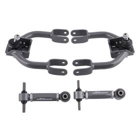 Maxpeedingrods 8fsr14 4x Adjustable Front And Rear Control Arms Camber Kit For Acura Integra 1994-2001