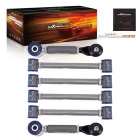 Maxpeedingrods 8k3abt Adjustable -2 To 4 Degree Camber Arm Kit For Honda Accord 03-07 Acura Tsx 04-08
