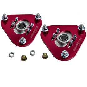 A9ntle Maxpeedingrods 2 Pcs Coil Spring Front Mount Camber Plates For Toyota Celica 2000-2006