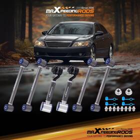 Agh7p1 Maxpeedingrods Rear Upper Lower Camber Arms For Honda Accord 03-07 Acura Tsx 04-08 Poly Bushing