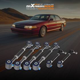 C57lp6 Maxpeedingrods Adjustable Rear Upper Lower Camber Arms Toe Kits For Honda Accord 1998 1999-2002